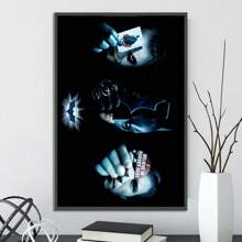 WB 1/15PCS DC Batman The Dark Knight Poster Movie Figures Home Decoration Painting Wall Art Bedroom Cartoons Decor Wallpaper Wall Bedroom Decoration - Frameless