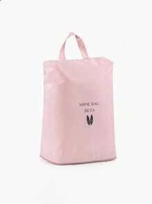 1 pièce Sac de rangement pour chaussures personnalisé avec broderie, sac de voyage portable grande capacité pour chaussures, organiseur de chaussures pour voyage d'affaires et vacances, couvre-chaussures de sport et de pantoufles, sac à chaussures imperméable, anti-poussière et anti-humidité, sac à chaussures dédié au fitness et aux voyages, convient pour un usage quotidien, cadeau pour la famille, les amis, la mère, le père, convient pour la fête des mères, la fête des pères, la Saint-Valentin, la fête des infirmières, Noël, cadeau d'anniversaire personnalisé