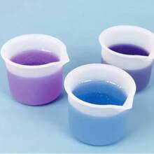 5pcs/Set 50ml Silicone Measuring Cups, Round Silicone Mold, Transparent Graduated Resin Casting Mold DIY Tools For Arts And Crafts - Multicolor - View 10