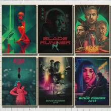 1 pezzo cartellone decorativo in tela da parete moderno con opera d'arte vintage del film Blade Runner 2049, ideale per decorare casa, sala, camera da letto, regalo opzionale con cornice