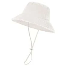 Sombrero de cubo con borde deshilachado estilo coreano, adecuado para protección solar al aire libre en verano - Rosa 1 - Ver 4