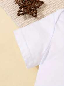 Personalisierter Kurzarm-Jumpsuit mit Namen für Baby Jungen und -mädchen, individualisiertes Design, Rundhals Lässig Säuglings-Jumpsuit - maschinenwaschbar