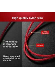 Cable de carga USB trenzado de nailon 3 en 1, conector universal de carga rápida USB a Lightning/Tipo-C/Micro USB, redondo mate 36V macho a macho, salida de 10-20W para iPhone y talla grande. Cable de datos y carga múltiple USB de carga rápida 3 en 1 colorido, cable de carga Tipo C Micro, cable de datos de carga súper rápida, adecuado para iPhone, teléfonos Tipo-C, teléfonos Android.