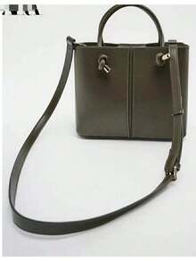 New Urban Casual Bucket Bag - Unique Design, Handheld & Crossbody - Light Green - View 3