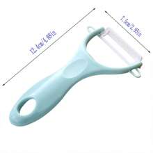 Pelador de estilo nórdico, accesorio de cocina - Cuchillo pelador cerámico multifunción para verduras y frutas, pelador de frutas y verduras