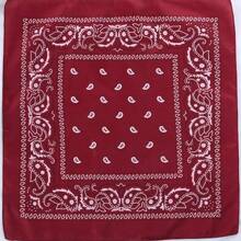 1 szt. Klasyczny retro styl uliczny z nadrukiem orzechów nerkowca Paisley kwadratowy szalik bandana, uniwersalny jako apaszka, opaska na głowę, opaska na nadgarstek, chusta na głowę, opaska na czoło, kieszonkowy kwadrat