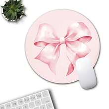 1 Peça Tapete de Mouse Fofo, Tapete de Mouse Redondo para Escritório com Base Antiderrapante de Borracha, Tapete de Mouse Portátil Pequeno, Tapete de Mouse de Borracha para Computador Portátil, Adequado para Meninas e Meninos, para Escritório, Casa, Estudo e Games, 20*20*0,2cm - Multicolorido - Visão 5