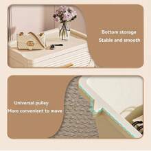 3/4/5/6 Layer Rolling Multi-Purpose Storage Drawer - Large Capacity Single Door Storage Cabinet - Plastic Drawer Storage Rack, Space Saving Kitchen Storage Rack, Used For Storing Snacks, Beverages, Bookshelves, Clothes, Suitable For Kitchen, Living Room, Study Closet, Bathroom