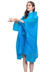 Transparent Windproof Bicycle Motorcycle Raincoat Woman Rain Poncho Impermeable EVA Hiking Raincoats For Man Rainwear