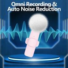 Wireless Lavalier Microphone For Phone TypeC Lapel Mics Plug-Play 2.4G Ultra-Low Delay Built-In Noise Reduction Chip Working Time For Video Recording Interview Podcast Vlog