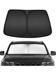 Parasol plegable para parabrisas, visera solar delantera, bloquea los rayos UV para mantener tu coche fresco, tablero de protección solar universal y grueso para sombrear y enfriar el interior del coche