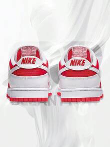 Dunk Low Championship Red– Men's Lifestyle Sneakers – Shoes For Man -Vintage-Spring & Summer-Inspired Running Shoes, Shock-Absorbing Comfort, Gym To Streetwear Casual Wear-Mother's Day Gifts-Father's Day Gift–DD1391 600 - University Red/White-Total Orange - 查看 4