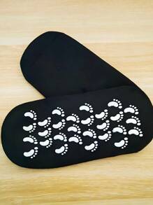 1 Pair Essential Oil Foot Mask, Moisturizing & Softening Cracked Foot Care, Nourishing Foot Gel Leg Warmers