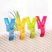 4pcs/8pcs Windproof Plastic Clothes Drying Clip, Multifunctional Anti Slip Clothes Drying Clip