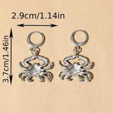 Cute Beach Style Oil Drip Crab Hook European And American Fashion Creativity
