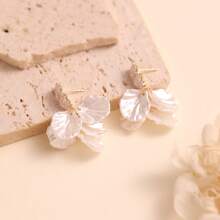 Pendientes colgantes gruesos de rafia vintage, estilo europeo y americano