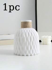 1 Modern Home Decoration Vase Desktop Flower Arrangement Plastic Vase Resistant To Fall And Collision For Decorating Rooms, Bedrooms, Living Rooms, Balconies, Restaurants, Kitchens, Holiday Party Decorations Room Decor Flower Vase Glass Vase