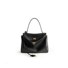 Rodeo Bag | Large Capacity Commuter Tote | Similar To Brand B Handbag | High-Quality Shoulder Bag - Matte Brown Small - View 6