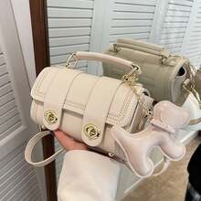 New Quality Versatile Crossbody Bag,   Fashionable Single Shoulder Mini Square Bag With Fine Craftsmanship, Stylish Elements, And Spacious Capacity - Black - View 5