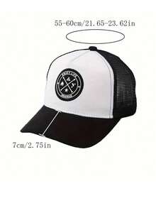 Mesh Breathable Baseball Cap, Round Top, Hard Brim, Summer New Design, Outdoor Running Sports Hat, Fashion Versatile - Patterned Bat Hat - View 10