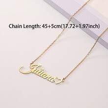 Dây chuyền hình trái tim cá nhân hóa, Dây chuyền trái tim nhỏ nhắn có khắc tên, Dây chuyền trái tim khắc tên dành cho nữ, Trang sức khắc tên theo yêu cầu, Quà tặng cho bé gái kèm móc khóa hình trái tim và cây sự sống cá nhân hóa - Thép không gỉ, Khắc tên theo yêu cầu từ 1-6 người, Món quà hoàn hảo cho mẹ, chị gái, bà, Dây chuyền thép không gỉ khắc tên theo yêu cầu, Mặt dây chuyền khắc tên cá nhân hóa, Túi đựng đồ du lịch, Dây chuyền đá quý theo tháng sinh và tên. - Nhiều màu - Xem 5