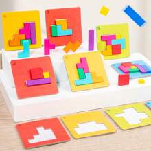 Un set de caja colorida, creada creativamente de madera y papel, con 9 formas * 108 piezas * 20 tarjetas de preguntas para tomar decisiones rápidas. Proporciona educación temprana y resolución de rompecabezas, interacción entre padres e hijos y diversos juegos. Se puede jugar solo o en pares, ejercitando el pensamiento lógico y la coordinación mano-ojo. Es adecuado como regalo para Halloween, Acción de Gracias, Navidad y Año Nuevo.