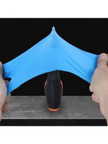 100pcs Blue Thickened Nitrile Disposable Rubber Kitchen Food Processing Household Seafood Gloves - Multicolor - View 12