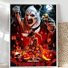 1PC Classic Movie Art The Clown Poster Sticker Coffee House Bar Home Decor Figures Home Decoration Painting Wall Art Bedroom Cartoons Decor Wallpaper Wall Bedroom Decoration - Frameless - Multicolor - View 26