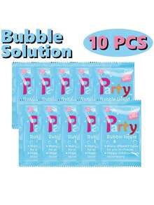 1Set100ml Concentrated Bubble Solution - 10x Concentrated Refill Liquid - Dilutes To Make 1L Bubble Solution, Suitable For Both Boys And Girls. Easily Mixable For Bubble Machines, Bubble Wands, Great Value Party Toy, Ideal For Themed Parties, Events, Ceremonies, Carnivals, Easter, Birthday Parties, Party Favors, Camping Trips, Carnival Kids, Foam, Party Favors Kids - Multicolor - View 13