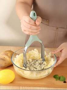 1 Schiacciapatate in acciaio inossidabile, uno strumento da cucina pratico per la casa, adatto anche per schiacciare patate dolci e ignami, utilizzabile anche in cucina all'aperto. - Multicolore - Visualizzare 11