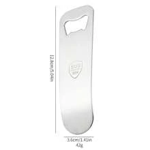 1pc Creative Gift Thick Metal Stainless Steel Beer Opener Bottle Opener