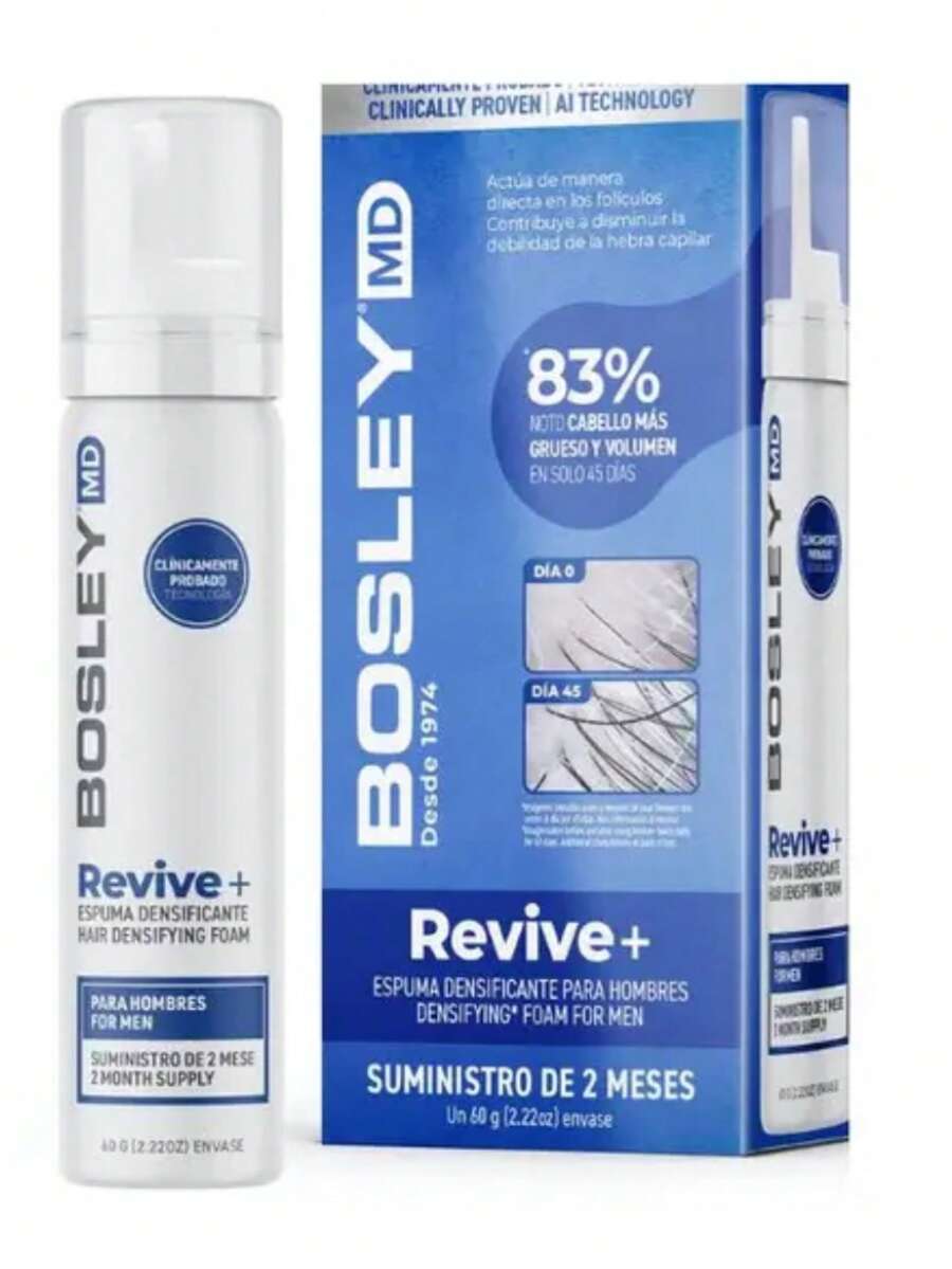 BOSLEY REVIVE ESPUMA PARA HOMBRE - azul real - Ver 1