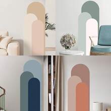 波西米亚拱门元素几何美感艺术墙贴客厅卧室背景墙贴壁画拱门防水装饰贴家居装饰墙面装饰贴纸墙贴家居装饰用乙烯基贴纸春季装饰用品让你的家焕然一新节日装饰贴纸礼物生日毕业 - 彩色 - 查看 2