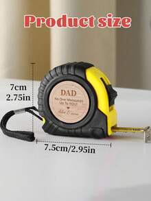 Personalized Measuring Tape, Engraved Ruler, Gift For Men, Grandfather, Father's Day Gift, Customized Ruler For Dad, Back To School, School Supplies, Office Supplies, Teacher Gift, College Supplies, Coworker Gift, Classroom Supplies, Unique Gift - Multicolor - View 6