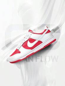Dunk Low Championship Red– Men's Lifestyle Sneakers – Shoes For Man -Vintage-Spring & Summer-Inspired Running Shoes, Shock-Absorbing Comfort, Gym To Streetwear Casual Wear-Mother's Day Gifts-Father's Day Gift–DD1391 600 - University Red/White-Total Orange - 查看 1