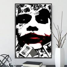 WB 1/15PCS DC Batman The Dark Knight Poster Movie Figures Home Decoration Painting Wall Art Bedroom Cartoons Decor Wallpaper Wall Bedroom Decoration - Frameless