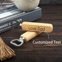 5pcs/10pcs/20pcs/30pcs Customized Magnetic Wooden Round Bottle Opener, Wedding Gift, Guest Favors, DIY Text, Name, Blessing, Bottle Opener, Suitable For Wedding, Party, Bar, Gift For Father,Multi-Functional, Ornamental,Reusable,Exquisite,Stylish,High-Quality,Colorful,Modern,Custom,Personalized,Unique,Ideal Gifts For Him,Ideal Gifts For Her,Boyfriend,Dad,Girlfriend,Mom,Family,Friends,Tea Room,Home,Garden,Office,For Anniversaries,For Valentine's Day,For Mother's Day,For Birthdays,For Father's Day,For Graduation,For Weddings,For Housewarming
