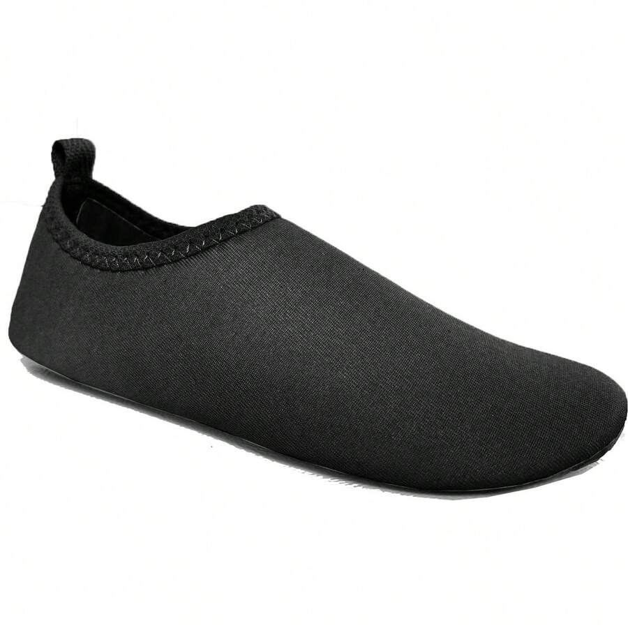 Children's Aqua Shoes Half Slip-On Neoprene 16 To 36 Girl Boy Plain - màu đen - Xem 1