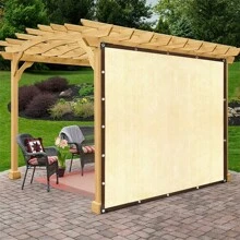 Tissu d'ombre jaune, store solaire durable, maille pare-soleil d'extérieur avec œillets, toile d'ombrage, résistant à la chaleur pour villa, piscine, kiosque, cour, jardin, plante, parking, grange, cadeau de Noël