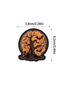 50pcs/Pack Dark Gothic Magic Pumpkin & Ghost Vintage Romantic Aesthetic Stickers, Cute Cartoon Fun Aesthetic Label Stickers For Scrapbooking, Stationery, Cards, Envelopes, Guitars, Instruments, Decorations, Gifts, Parties, Rewards, Motivation, New Year, Winter