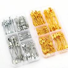 Caja de 120/150/300 piezas de alfileres de seguridad de colores surtidos, Clips pequeños de color caramelo mezclado, Adecuado para joyería y sujetadores decorativos