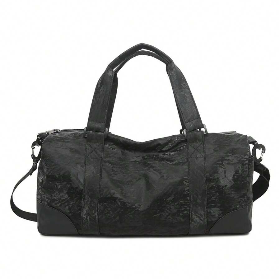 Multifunctional Stylish Travel Handbag ,Dry Wet Separation Gym Bag For Yoga, Swimming & Dance - Black - View 1
