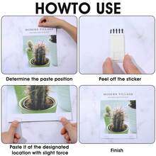 6/12/24pcs Acrylic Black Vinyl Record Wall Mount Holder, Transparent Acrylic Music Album Cover Display Rack, Self-Adhesive, Home Office Wall Decor Accessories - Multicolor - View 8