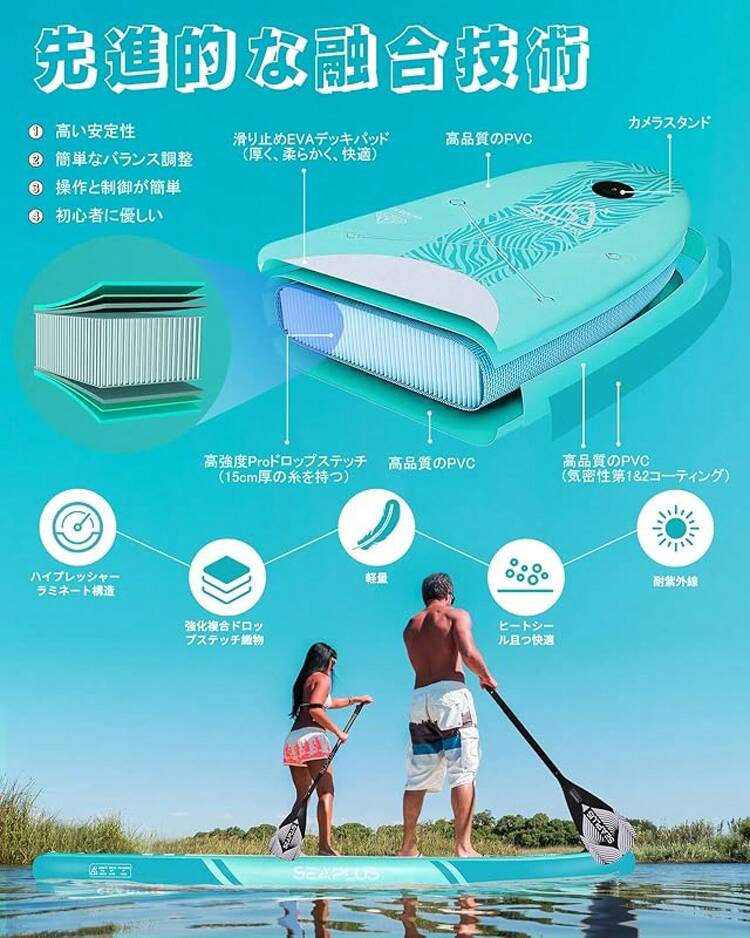 a*a様 サップ スタンドアップパドル 10ft ミントグリーン a*a様 サップ
