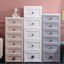 7/6/5/4/3-Layer Drawer Style Storage Cabinet, Large Capacity, Simple Decoration, Easy Installation, Suitable For Home, Living Room, Dining Room, Bedroom, Bathroom, Kitchen - Can Be Used To Organize Clothes, Cosmetics, Jewelry, Bags, Snacks