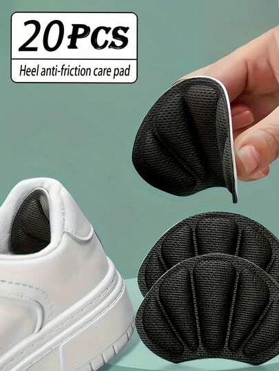 20 قطعة من وسادات حماية الكعب المحسنة سمك أكبر وناعمة ومرنة ومانعة للاحتكاك، وسادات رغوية للأحذية، مثبتات للكعب، مناسبة للجنسين تناسب 99% من الأحذية اليومية والكعب والسنيكرز ، ضرورية للرجوع إلى المدرسة والمنزل والخارج (متوفر 20/10/4/2/1 قطعة)