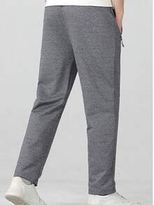 春秋户外运动裤，舒适透气材质，适合户外跑步休闲穿着，男士最佳礼物 - 灰色 - 查看 5