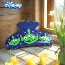 Disney Die Haaraccessoires der dreiäugigen Männer aus Disney's *Toy Story*, inklusive der diamantenbesetzten Haarkrallen und der dreidimensionalen Haarclip-Accessoires, sind multifunktionale Haarornamente. Sie können das Haar fest greifen und sind aus hochwertigen Materialien gefertigt. Sie sind außergewöhnliche Geschenke für Freunde. Sommer