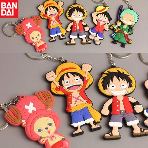 bandai 1pc/5pcs Bandai Keychain, Bag Decoration, Cute Cartoon Keychain, Suitable For Both Men And Women, Hanging Keys, Bags, Car Keys, Cute Decorations, Car Pendants, Hanging Keys, Hanging Bags, The Best Gift Choice For Friends, Party Gifts&Birthday Surprise Gifts, Ideal Christmas, Halloween, Thanksgiving And Mother's Day Gifts