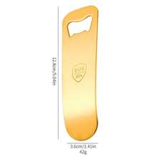 1pc Creative Gift Thick Metal Stainless Steel Beer Opener Bottle Opener